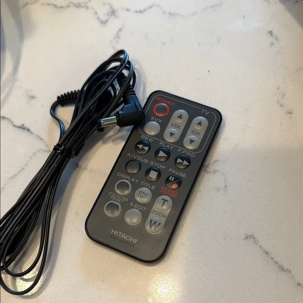 Hitachi Gray Video Camera with Accessories